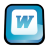 Microsoft Office Word Icon 48x48 png